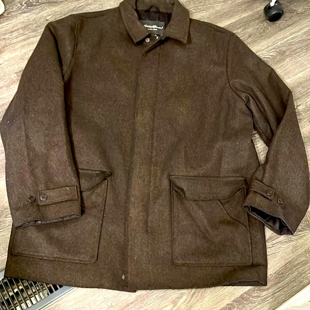 Eddie Bauer Wool Coat EUC